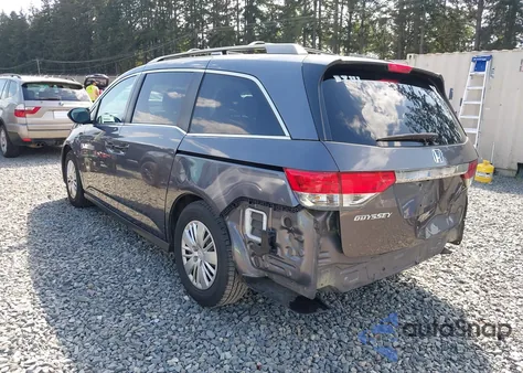 2015 Honda Odyssey Lx z USA, uszkodzony, nr VIN 5FNRL5H22FB131670